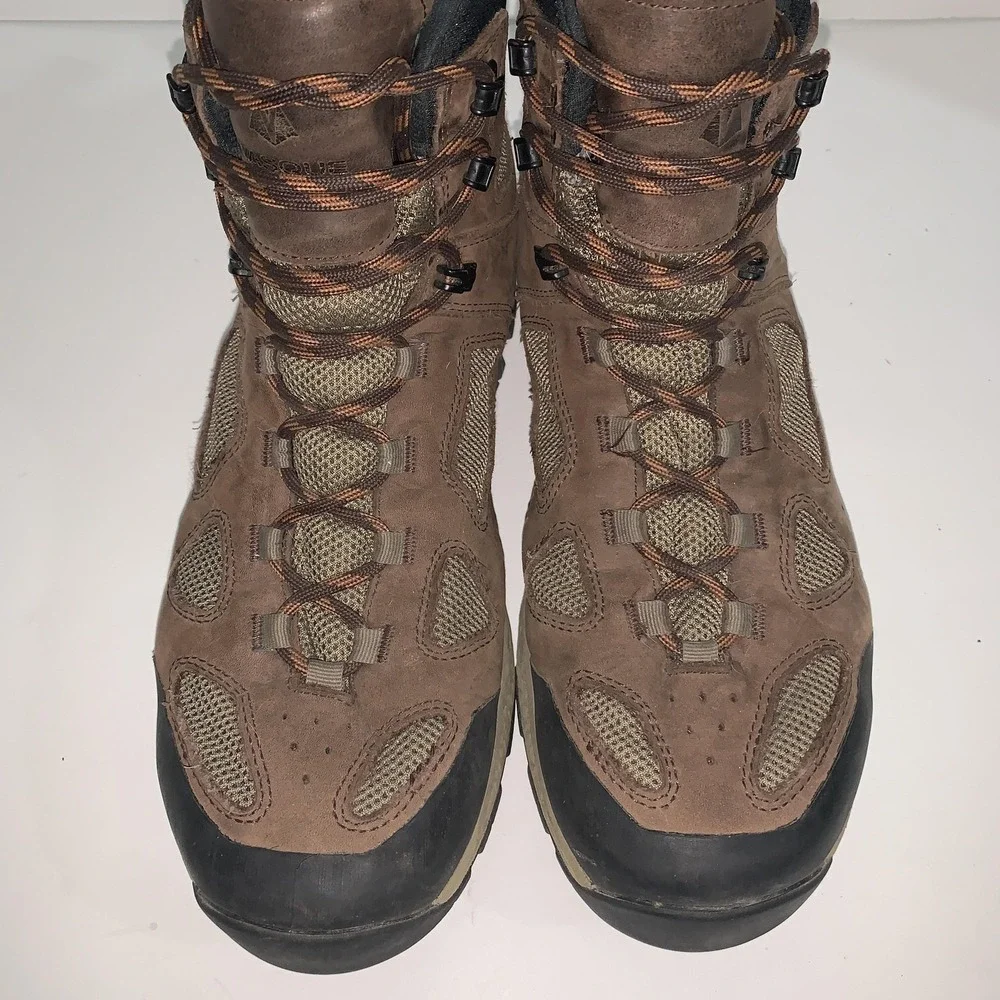 Vasque Boots Mens Size 13 Brown Nubuck Combat Hiking Waterproof 7742M Trail